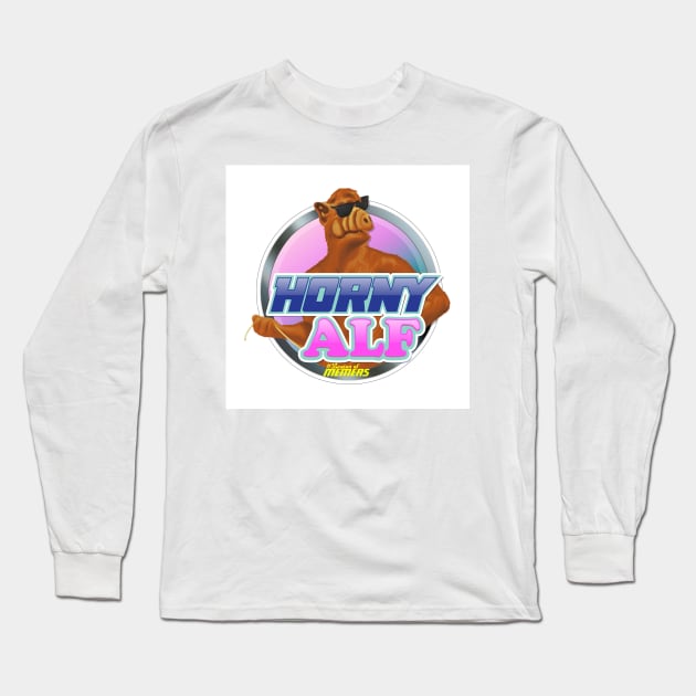 Horny Alf Long Sleeve T-Shirt by Nogreenrocks/Legion Of Memers